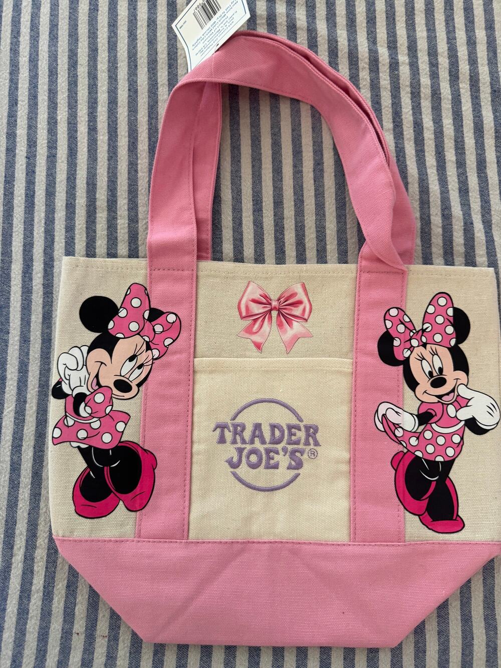 Disney Marie/Minnie Mouse Custom Made Trader Joes Mini Tote